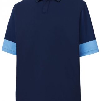 Pique Blocked Sleeve Polo
