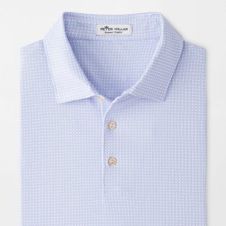 Moon Print Performance Jersey Polo