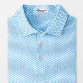 Market Print Performance Mesh Polo