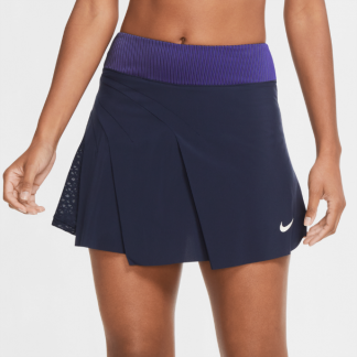 Nike Women's Slam Tennis Skirt - OBSIDIAN/(WHITE)