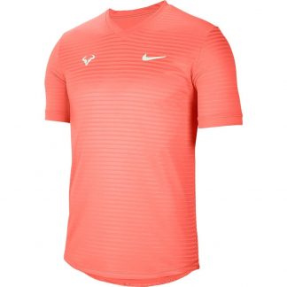 Nike Men's RAFA CHALLENGER TOP - BRIGHT MANGO