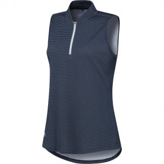 Equipment Sleeveless Zip Polo