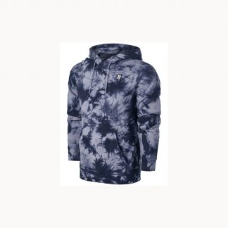 Nike Men's NKCT FLC HOODIE HERITAGE DYE - INDIGO HAZE/(WHITE)