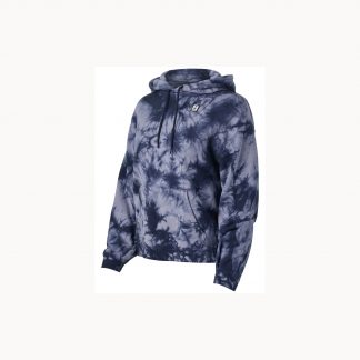 Nike Women's NKCT FLC HOODIE HERITAGE DYE - INDIGO HAZE/(WHITE) (Copy)